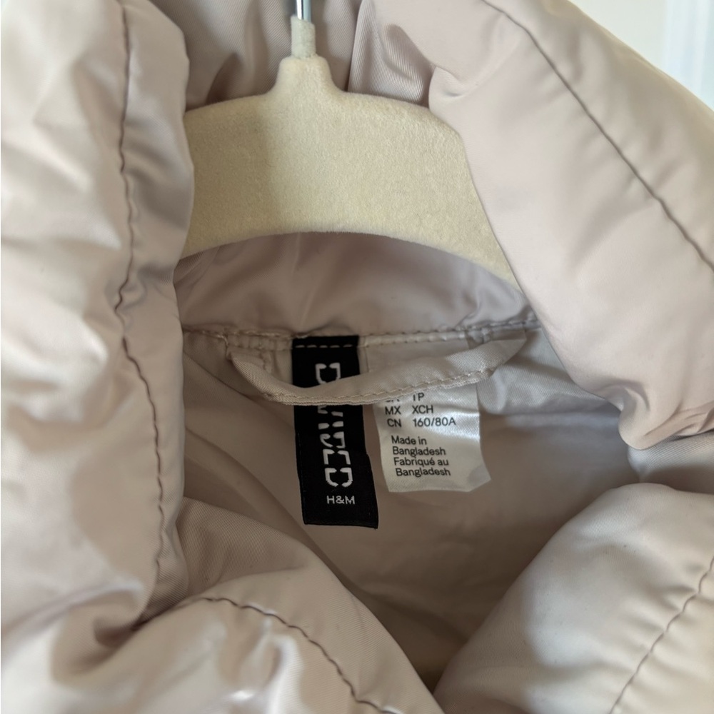 Cream Puffer Jacket - Picture 4 of 6